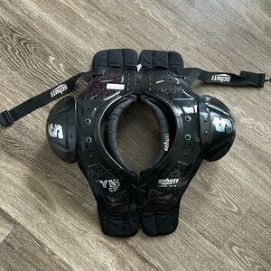 Youth Large Schutt Football Pad Black Y Flex